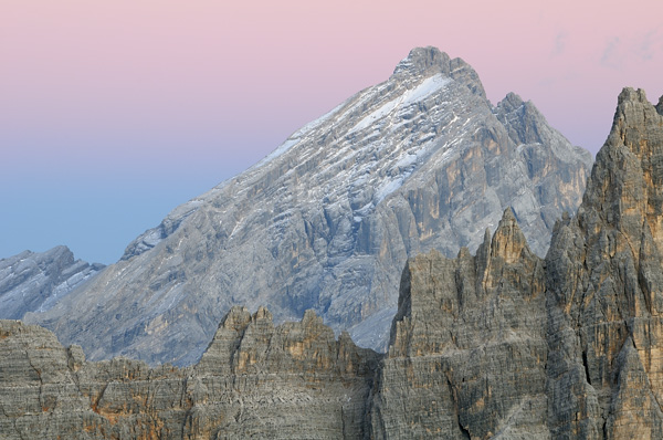 Dolomiti, fotografie panoramiche dal rifugio Nuvolau