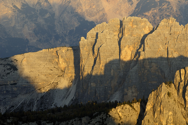 Dolomiti, fotografie panoramiche dal rifugio Nuvolau
