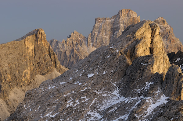 Dolomiti, fotografie panoramiche dal rifugio Nuvolau