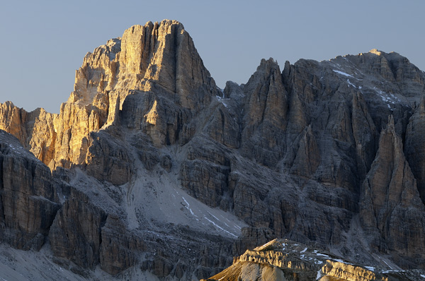 Dolomiti, fotografie panoramiche dal rifugio Nuvolau