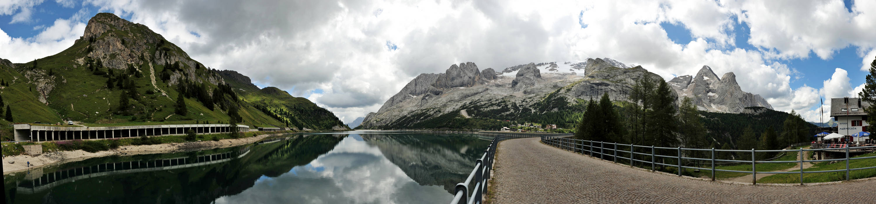 lago Fedaia, ghiacciaio della Marmolada