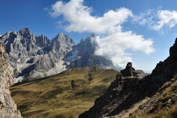 Trekking del Cristo Pensante, passo Rolle