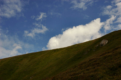 i prati presso il rifugio Genova