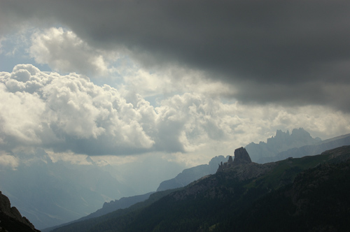Cinque Torri dal sentiero per il rifugio Lagazuoi