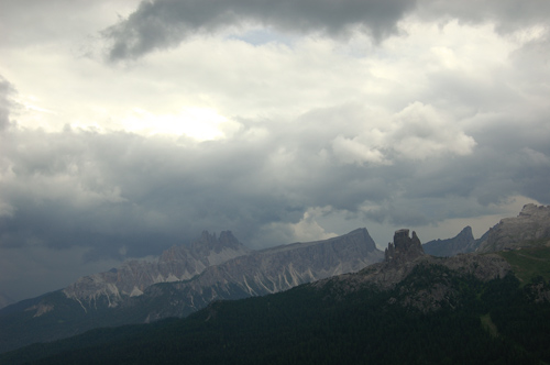 la Croda da Lago dal Col dei Bos