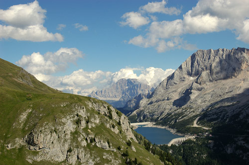 Lago di Fedaia dal Viel del Pan