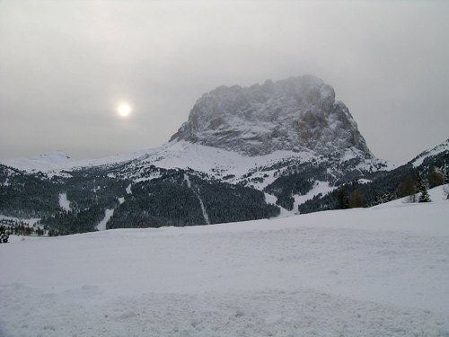 Sasso Lungo dal passo Gardena