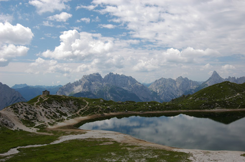 i laghi d'Olbe salendo al monte Lastroni
