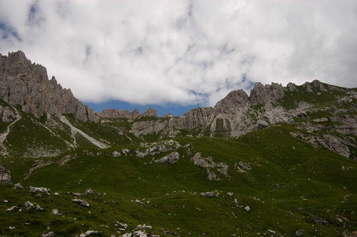 dai laghi d'Olbe verso il passo del Mulo