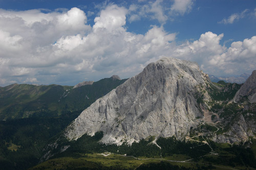 dal monte Lastroni verso il Peralba