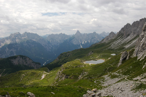 dal monte Lastroni verso la Terza Grande