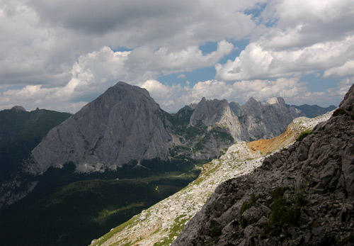 verso il Peralba dal passo del Mulo
