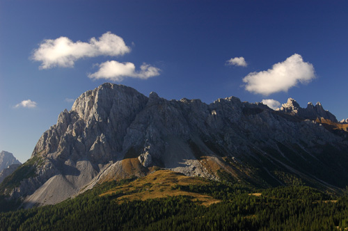 monte Lastroni salendo al rifugio Calvi
