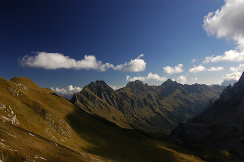 dal passo Sesis verso la val Fleons