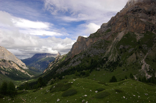 Marmolada - verso il passo Ombretola
