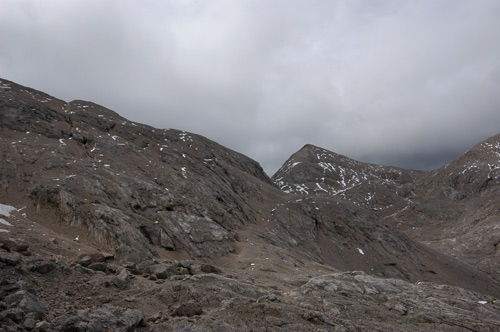 Marmolada - verso il passo Ombretola
