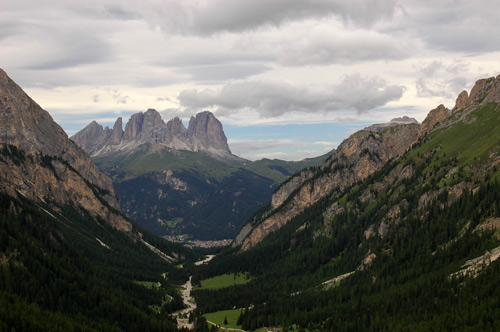 Marmolada - scendendo dal passo Ombretola