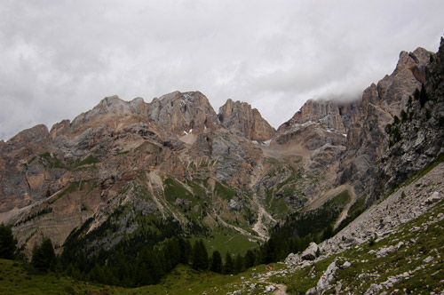 Marmolada - verso il passo San Nicolò
