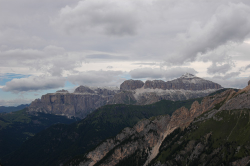 Marmolada - gruppo del Sella dal passo San Nicolò