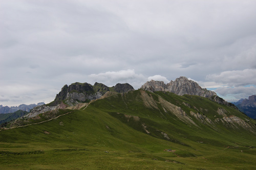 Marmolada - Colac dal passo San Nicolò