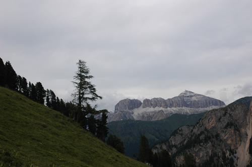 Marmolada - gruppo della Marmolada dal passo San Nicolò