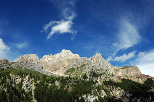 Marmolada - verso la Marmolada dal sentiero 602