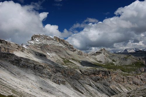 Piz de Puez da forcella Sieles - Puez, Dolomiti