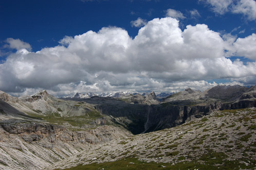 altopiano Gardenaccia da forcella Sieles - Puez, Dolomiti