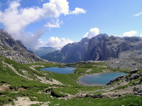 Laghi dei Piani verso Val Sassovecchio