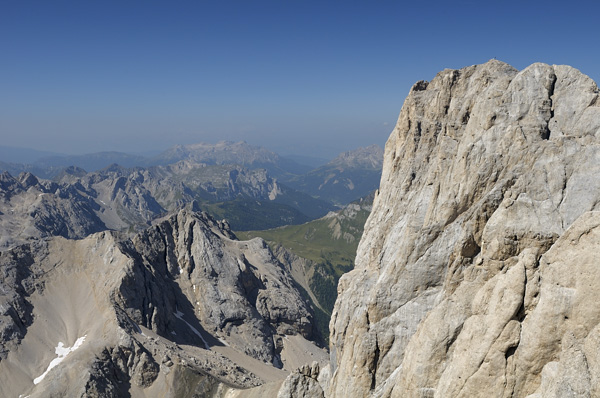 Marmolada - dalla stazione funivia di Punta Rocca