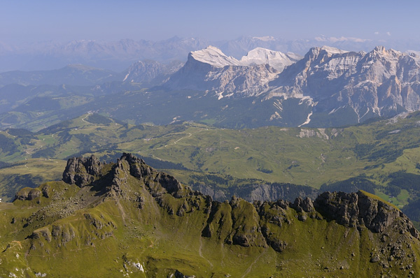 Marmolada - dalla stazione funivia di Punta Rocca