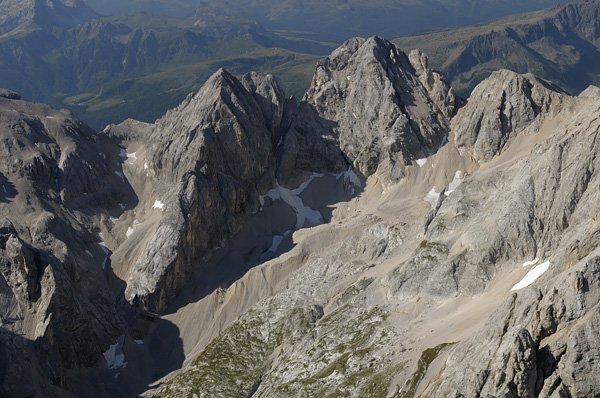 Marmolada - dalla stazione funivia di Punta Rocca