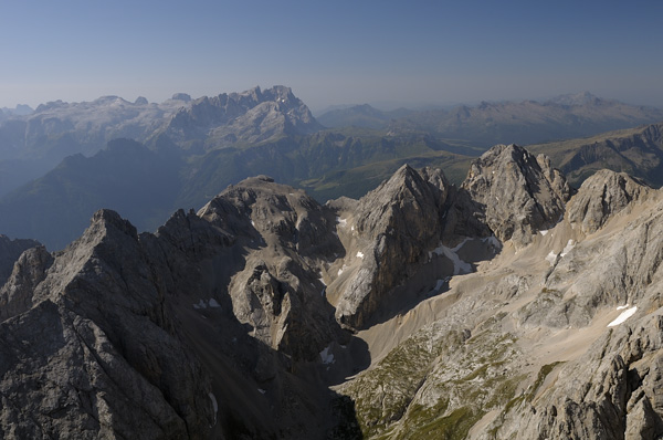 Marmolada - dalla stazione funivia di Punta Rocca