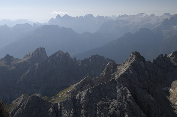 Marmolada - dalla stazione funivia di Punta Rocca
