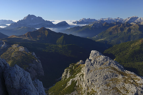 foto alba tramonto nelle Dolomiti dal Lagazuoi Piccolo