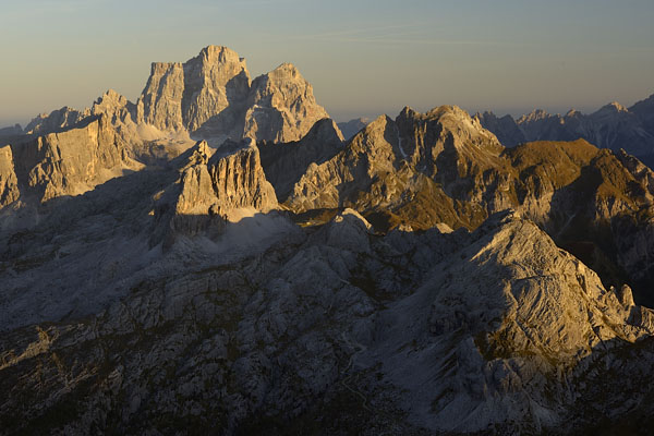 foto alba tramonto nelle Dolomiti dal Lagazuoi Piccolo
