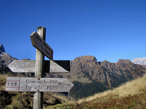 Cime di Pape, Val San Lucano, Taibon Agordino, Gares