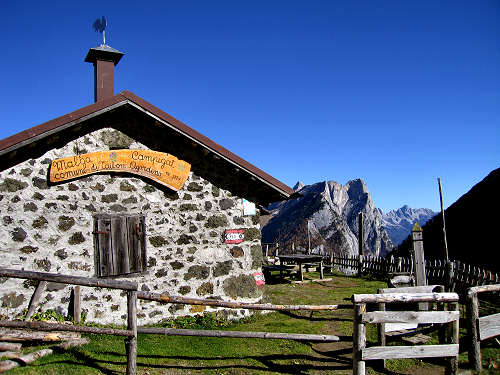 Forcella Cesurette, Casera Campigat, Col di Pra - Gares