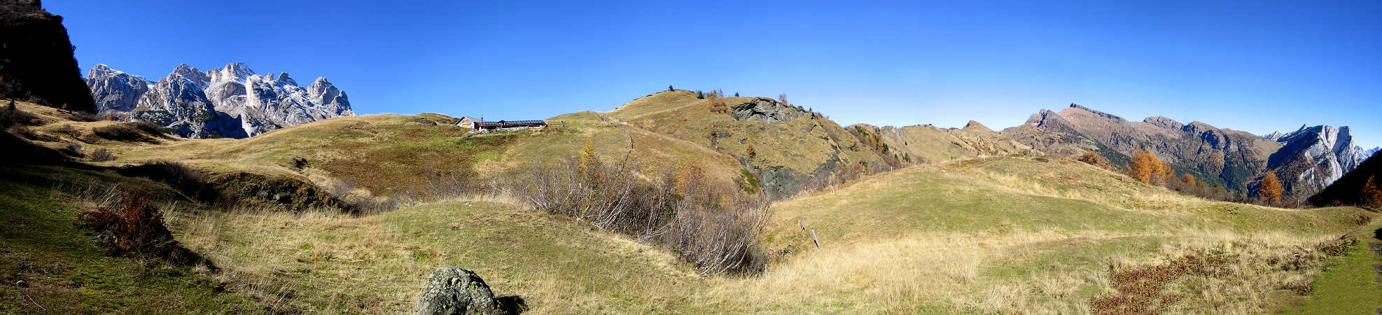 forcella Cesurette, casera Campigat, Cime di Pape
