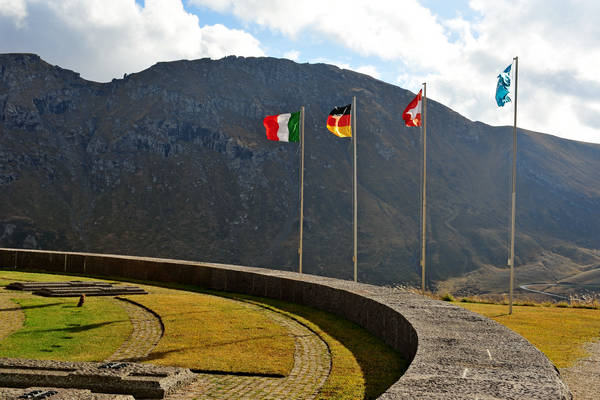 Dolomiti, passo Pordoi, Sacrario Militare Germanico del Pordoi