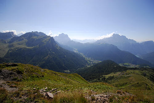 salita al monte Pore da Fedare, strada del passo Giau, Colle Santa Lucia