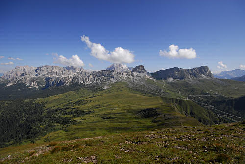 salita al monte Pore da Fedare, strada del passo Giau, Colle Santa Lucia