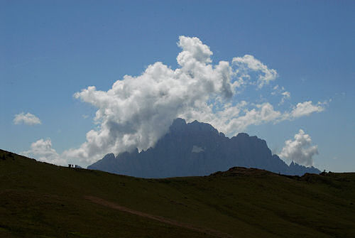 salita al monte Pore da Fedare, strada del passo Giau, Colle Santa Lucia