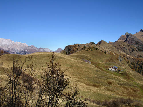 Forcella Cesurette, Casera Campigat, Col di Pra - Gares