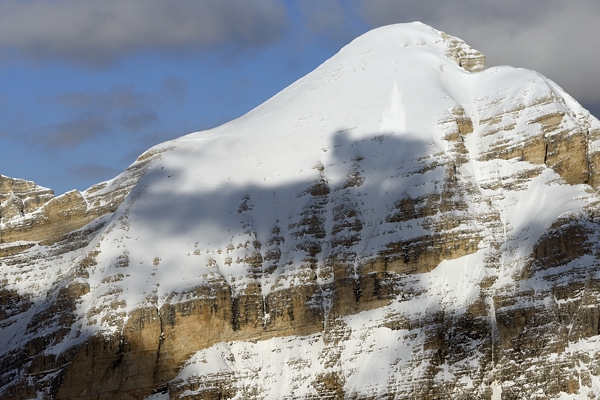 tramonto, notte e alba invernali dal Lagazuoi Piccolo verso le Dolomiti Ampezzane