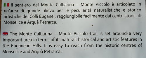 Monte Calbarina, Arqua Petrarca