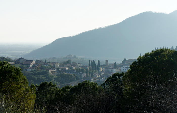 Sentiero Atestino nei Colli Euganei, Arquà Petrarca, Mottolone Valle di Sopra villa Beatrice al Gemola monte Rusta Fasolo Calto Callegaro Ventolone