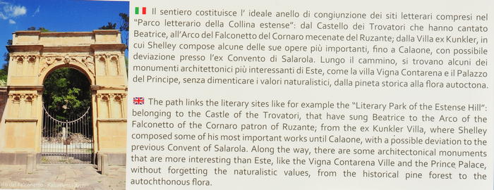 Sentiero del Principe da Este a Calaone di Baone