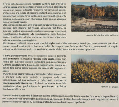 Parco Ginestre a Rivadolmo di Baone