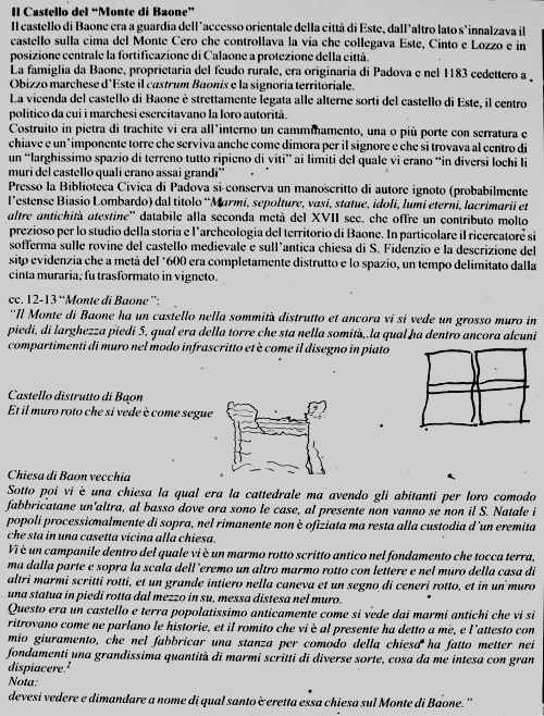 sentiero Monte Cecilia a Baone